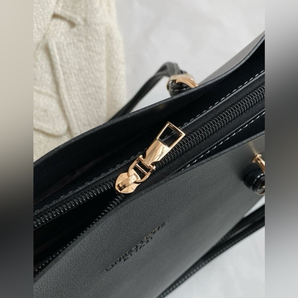 Women's Solid Color Versatile Handbag, Minimalist… - image 4